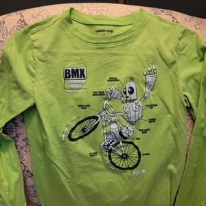 4/$18 Boys M 10-12 Lands End long sleeve